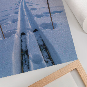 Wall art Winter view