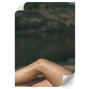 Art print of a woman's legs
