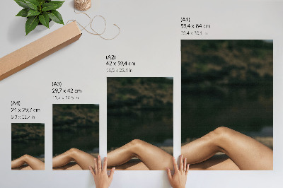 Art print Women's legs