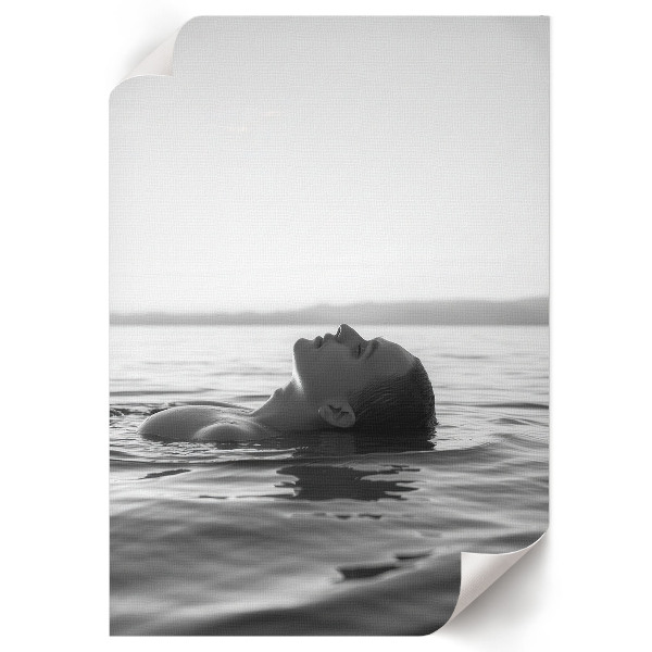Art print Woman in the water