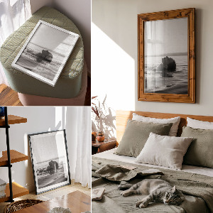 Art print Woman in the water