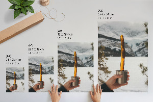 Art print Winter landscape