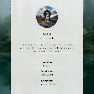 Poster Misty landscape