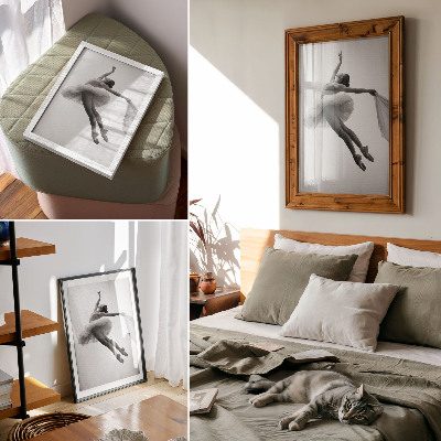 Wall print Dance of elegance