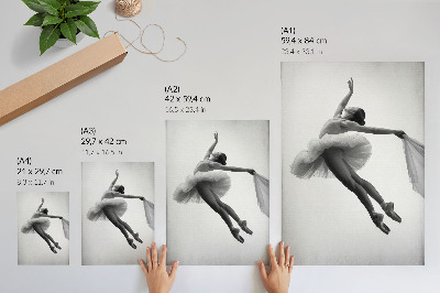 Wall print Dance of elegance
