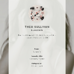 Wall print Dance of elegance