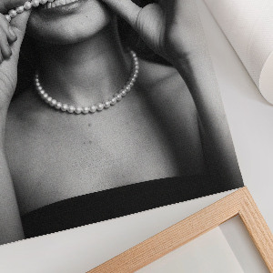 Decorative poster Glamorous woman