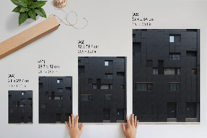 Modern architecture wall art