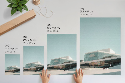 Wall print Modern architecture