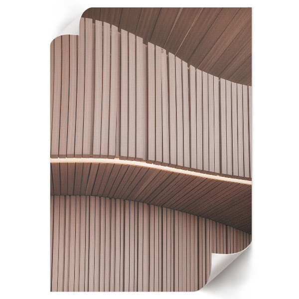 Art print Wooden panels