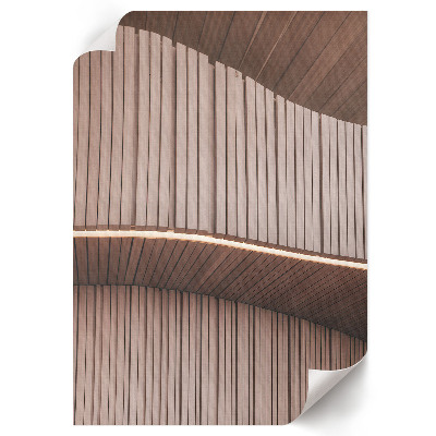 Art print Wooden panels