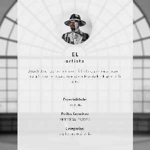 Decorative poster Minimalist space