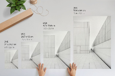 Decorative poster Minimalist space