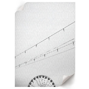 Wall print featuring an urban minimalism design