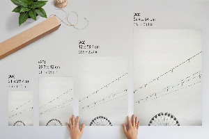 Wall print featuring an urban minimalism design