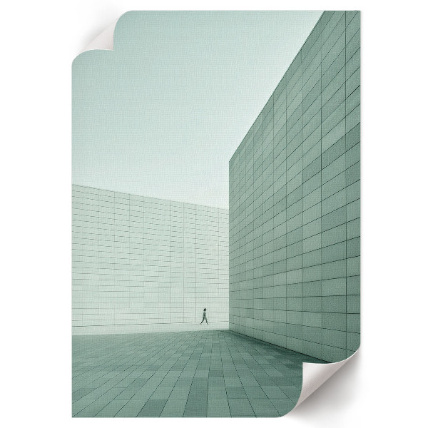 Art print featuring modern architecture