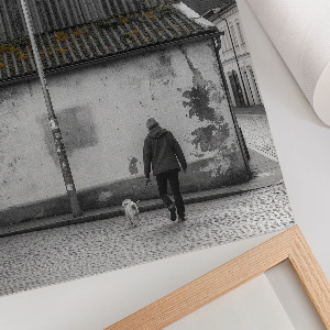 Decorative poster City walk