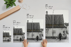 Decorative poster City walk