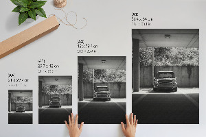Retro vehicle wall art