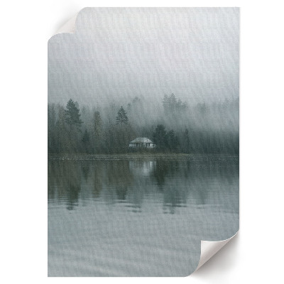 Wall print Misty landscape