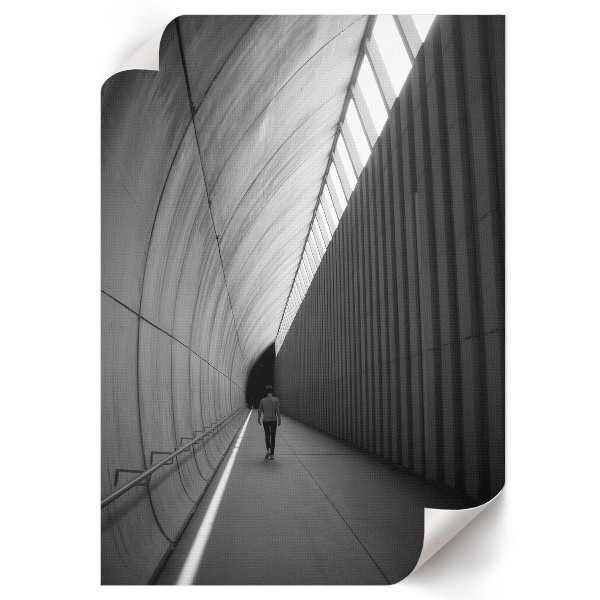 Art print titled "A Lonely Journey"