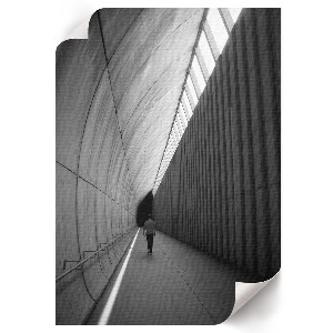 Art print A lonely journey