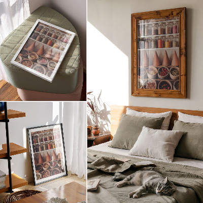 Decorative poster Kitchen spices