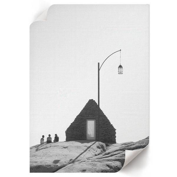 Minimalist landscape wall art