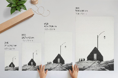 Wall art Minimalist landscape