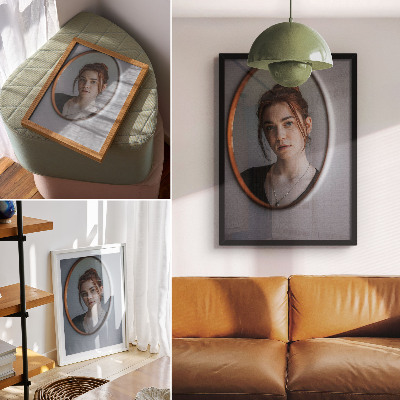 Wall print Mirror image