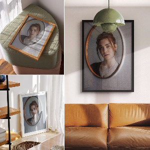 Wall print Mirror image