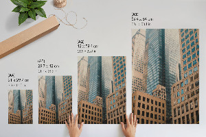 Art print of urban architecture