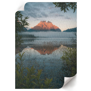 Wall print Mountain lake