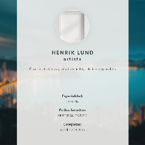 Art print Panorama of the city