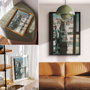 Art print Panorama of the city