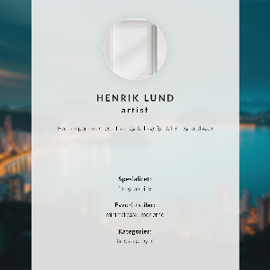 Art print Panorama of the city