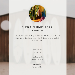 Decorative poster Surfboards