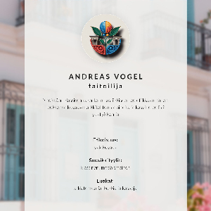 Poster The facade of the house