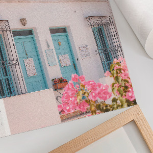 Poster The facade of the house