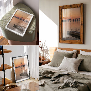 Wall print titled 