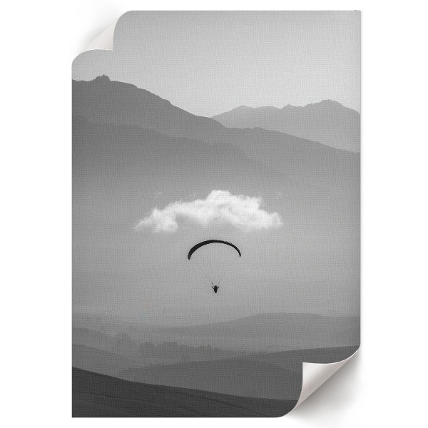 Wall art Paragliding in the mountains