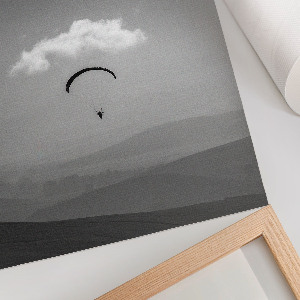 Wall art Paragliding in the mountains