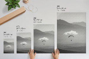 Wall art Paragliding in the mountains