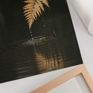 Art print Fern and water