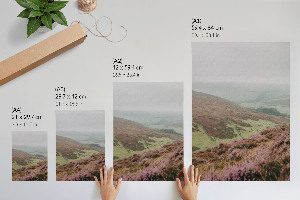 Decorative poster Mountain landscape