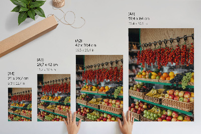 Poster Fruit market