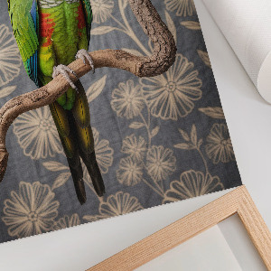 Art print Colorful parrot