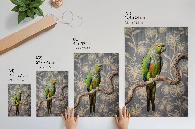 Art print Colorful parrot