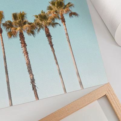 Art print Tropical palm trees