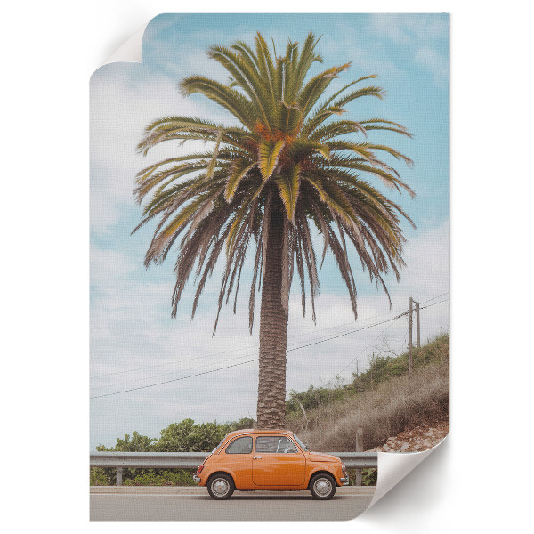 Wall art Retro palm tree